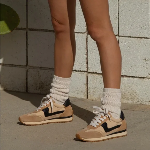 Dolce Vita B.ntcd Sneakers Tan Multi Nylon - Picture 2 of 8